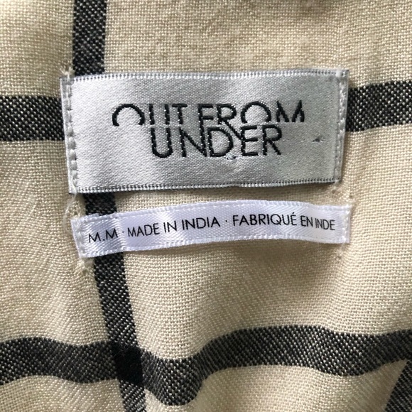 (UO) Out From Under Plaid Beachy Romper - Picture 5 of 7